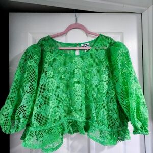 Future Collective Green Crop top